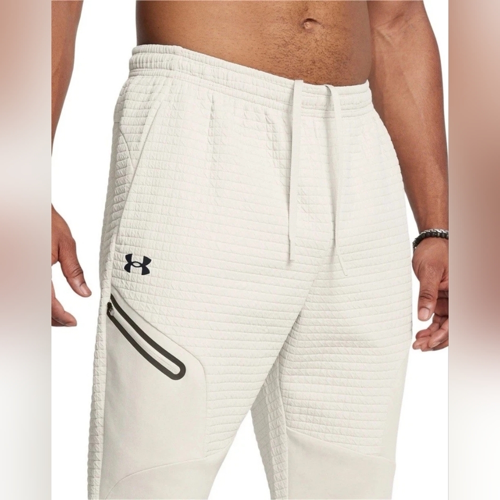 Under Armour Unstoppable Fleece Grid Joggers Hydro Mens 1386544-110
